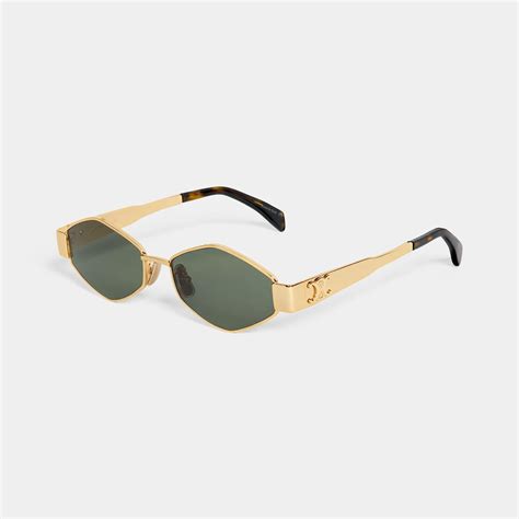 celine triomphe metal 02 cl 40254u|TRIOMPHE METAL 02 SUNGLASSES IN METAL .